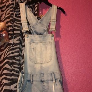Distressed Overalls
